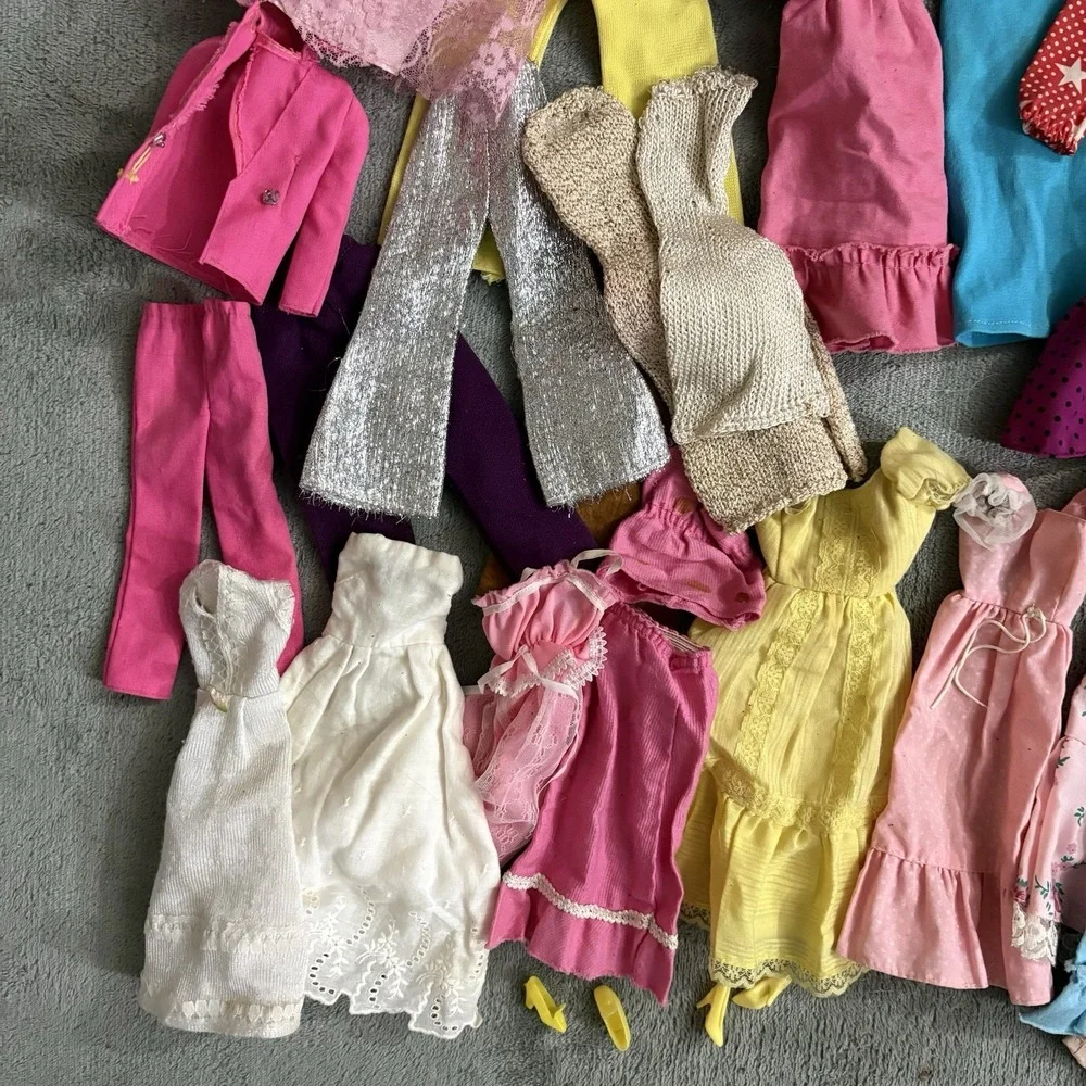 Vintage Barbie‎ Clothing Lot- 1960s 1970s 1980s-Dresses, Pants, Outfits, Sears